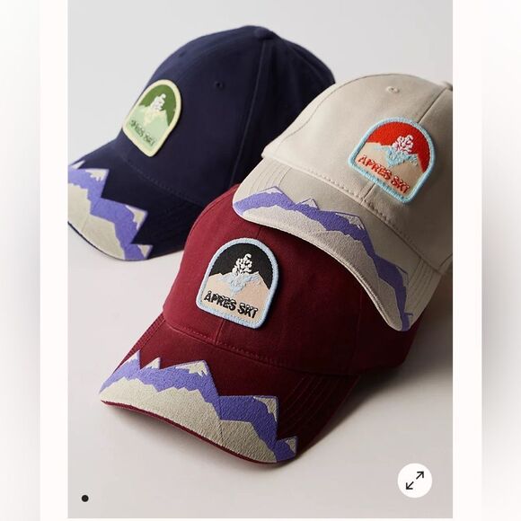 Apres Ski Baseball Cap All American Needle by Free People Movement - Off White - Picture 6 of 6